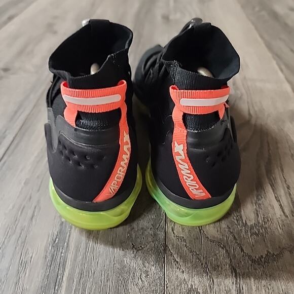 Nike Air Vapormax Flyknit Utility Black Volt Green - Size 9.5 - Picture 3 of 8